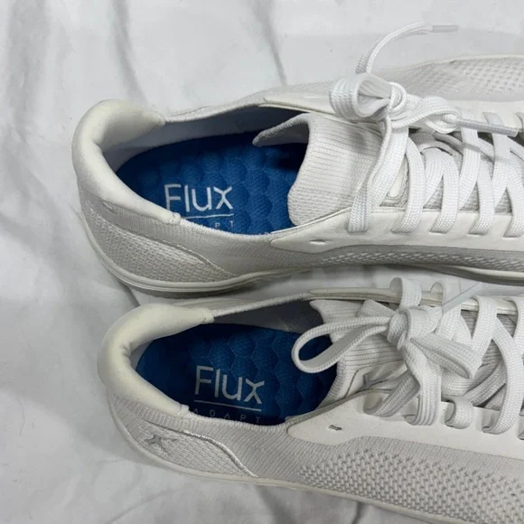 Flux Adapt Knit White Sneakers - Picture 5 of 9